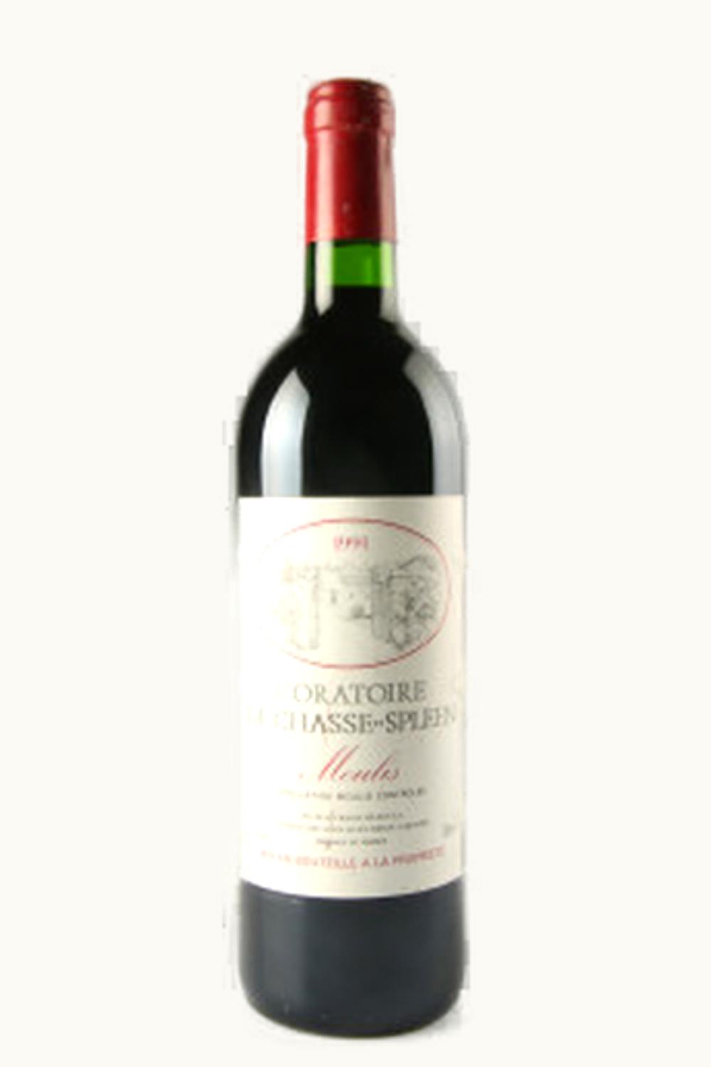 L'Oratoire de Chasse Spleen L'Oratoire de Chasse Spleen Moulis Medoc Bordeaux, 1991