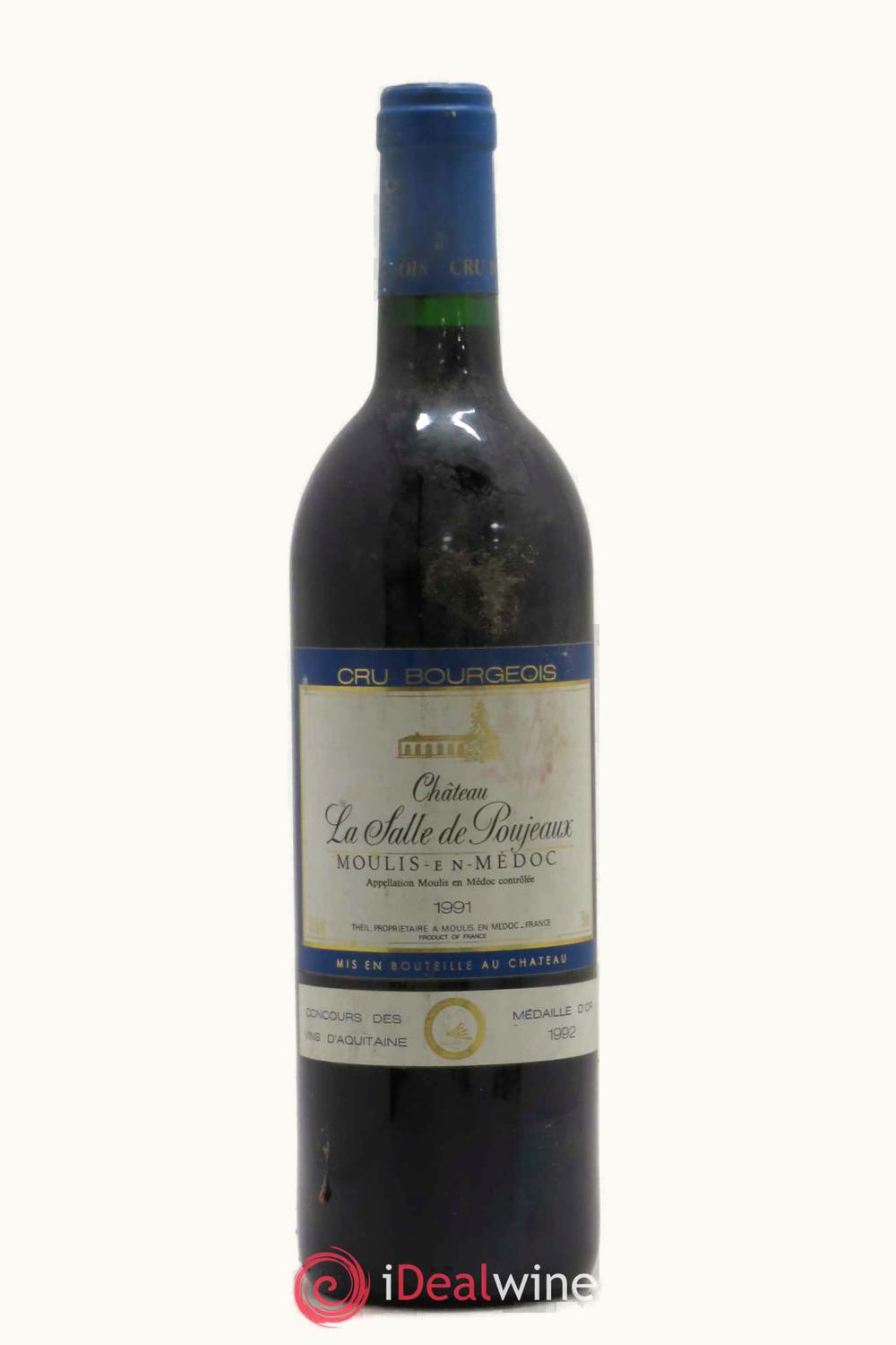 Château Poujeaux Château Poujeaux Moulis Medoc Bordeaux, 1991