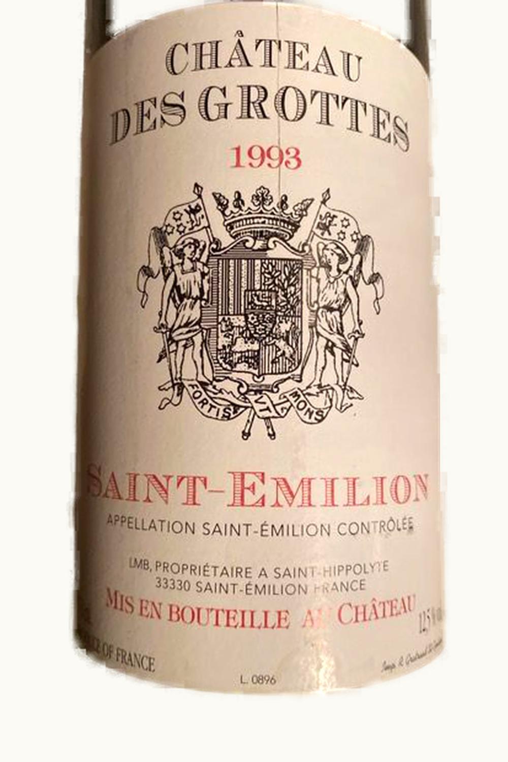 De Grottes De Grottes St-Emilion Grand Cru Bordeaux, 1991