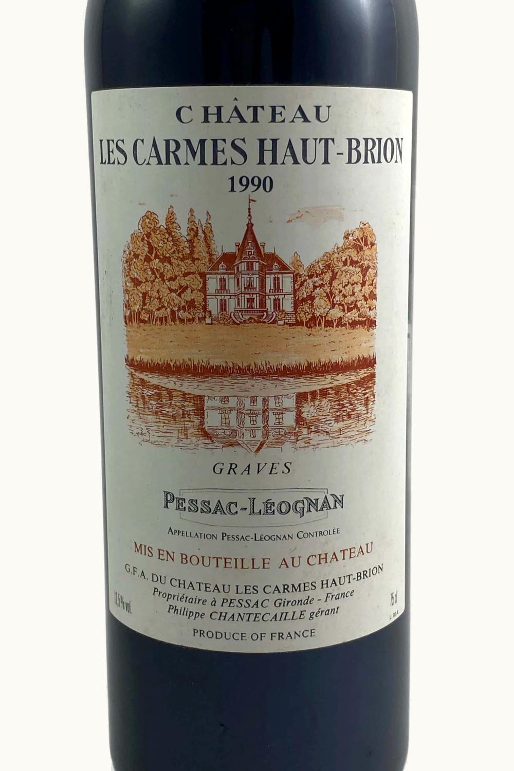 Château Les Carmes Haut-Brion Château Les Carmes Haut-Brion Pessac-Leognan Bordeaux, 1990