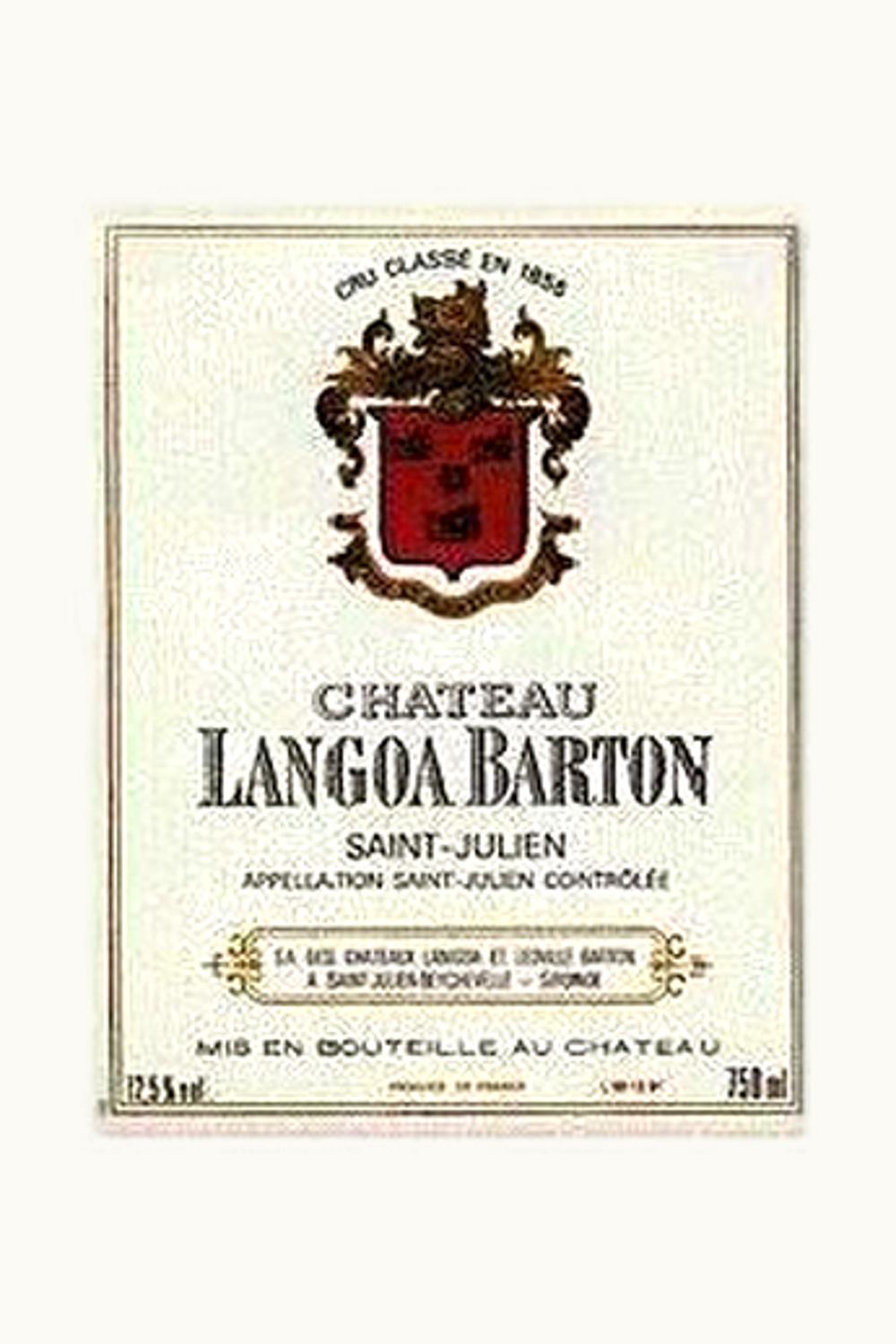 Château Langoa Barton Château Langoa Barton St-Julien Medoc Bordeaux, 1990