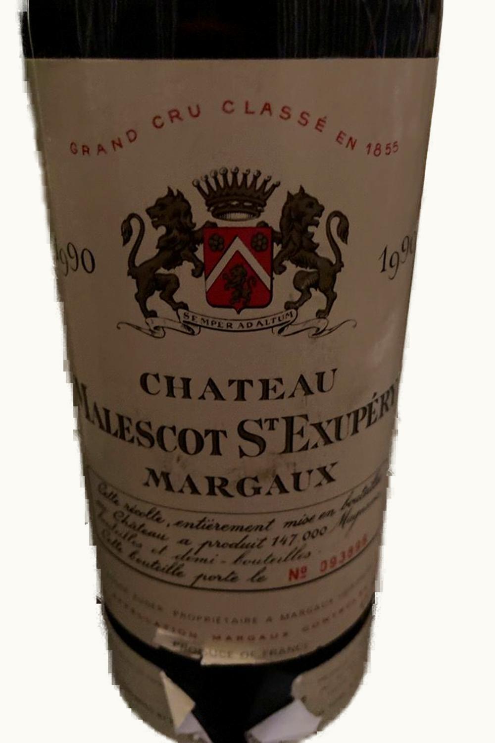 Château Malescot Saint-Exupéry Château Malescot Saint-Exupéry Margaux Medoc Bordeaux, 1990