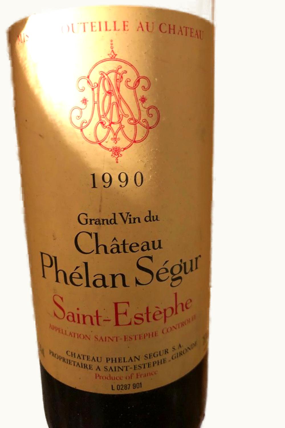 Phelan Segur Phelan Segur St-Estephe Medoc Bordeaux, 1990