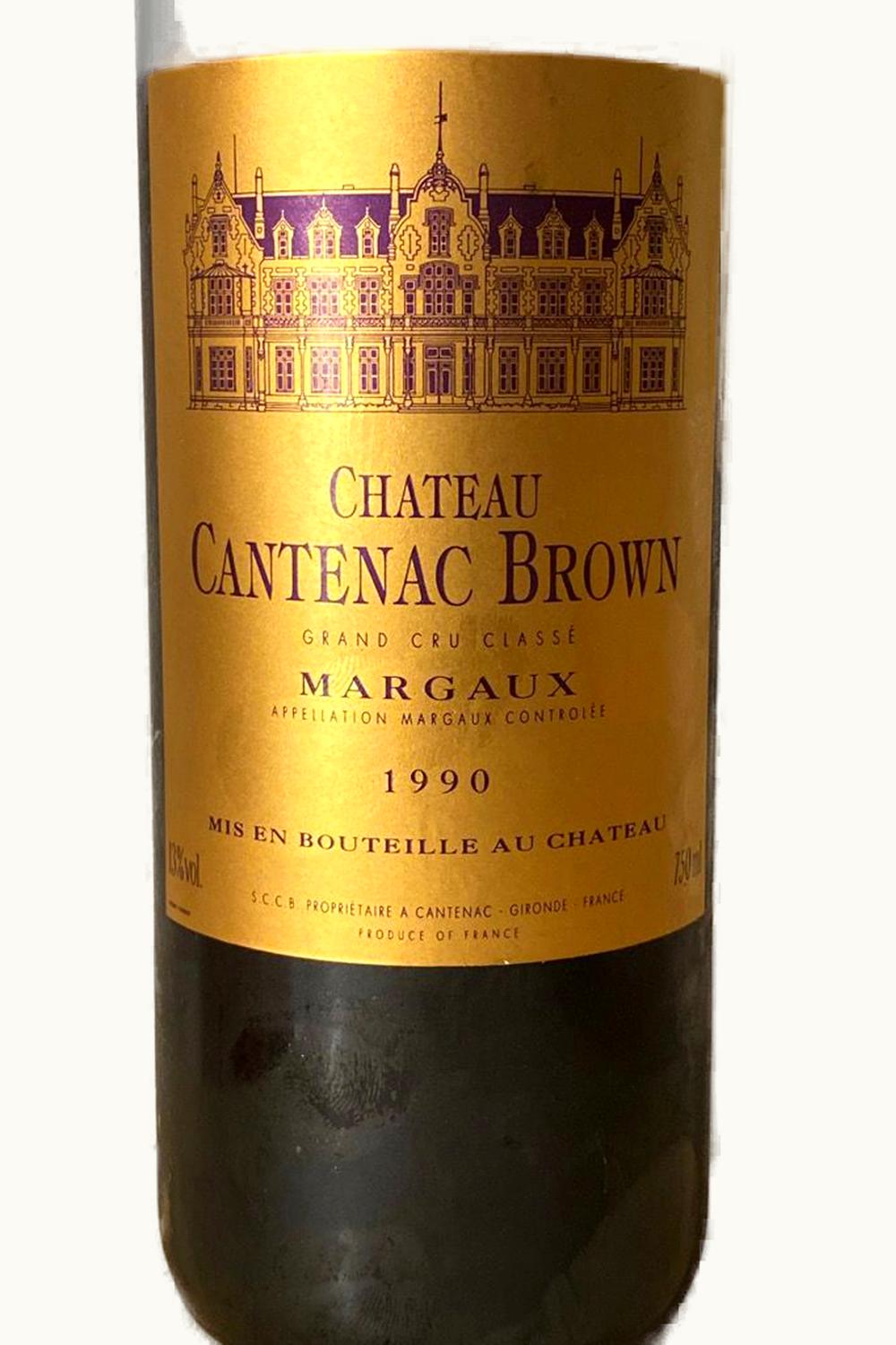Château Cantenac Brown Château Cantenac Brown Margaux Medoc Bordeaux, 1990
