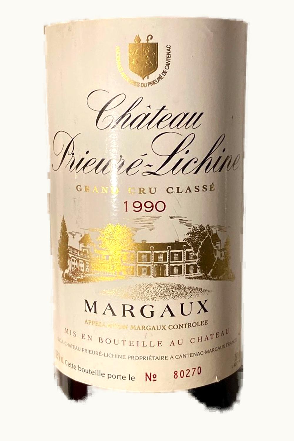 Château Prieuré-Lichine Château Prieuré-Lichine Margaux Medoc Bordeaux, 1990