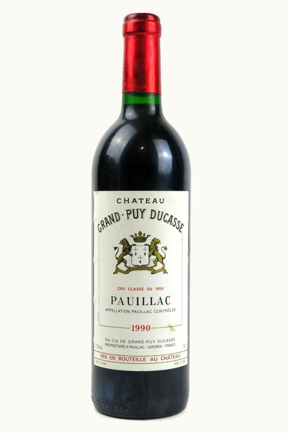 Château Grand-Puy Ducasse Château Grand-Puy Ducasse Pauillac Medoc Bordeaux, 1990