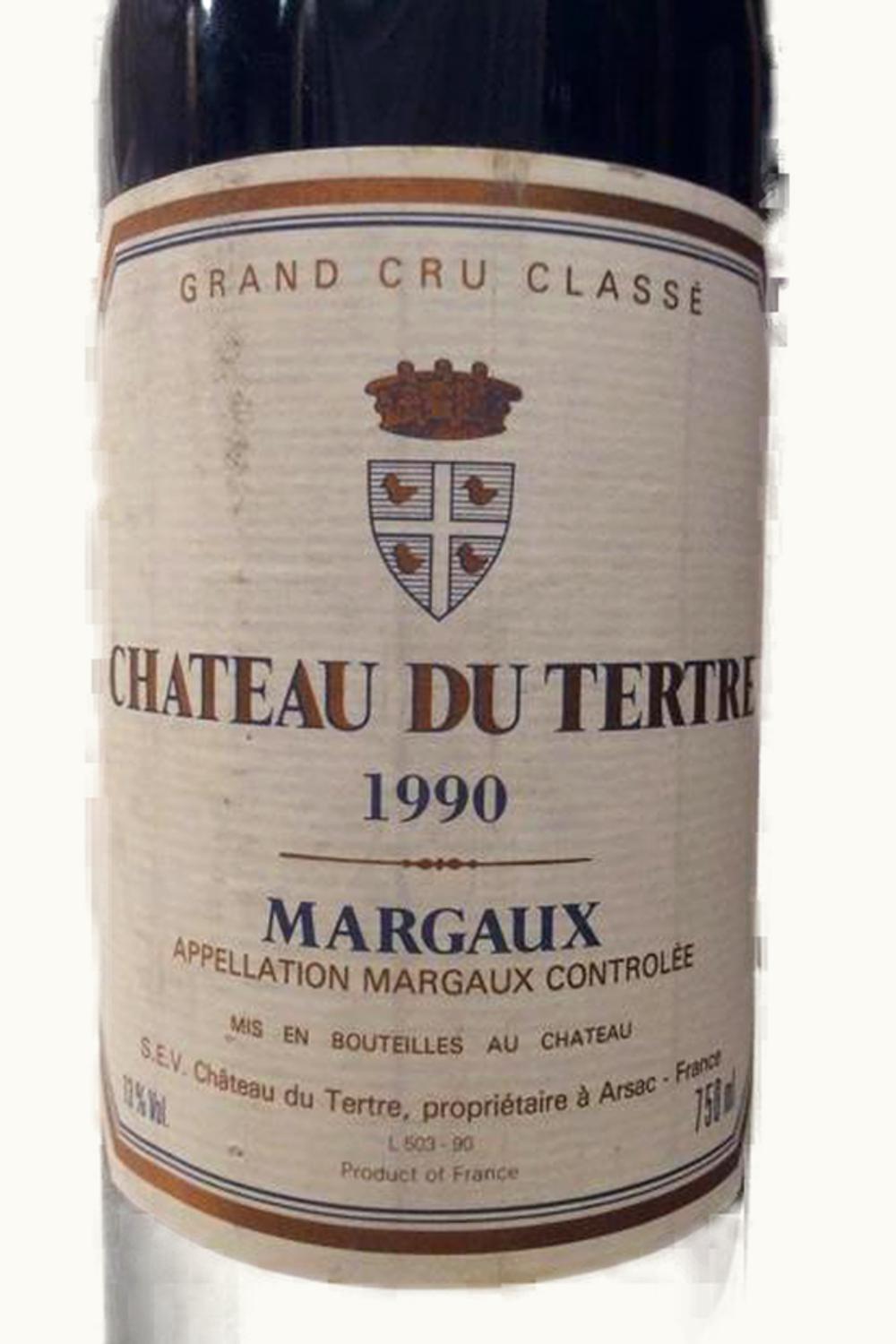 Château du Tertre Château du Tertre Margaux Medoc Bordeaux, 1990