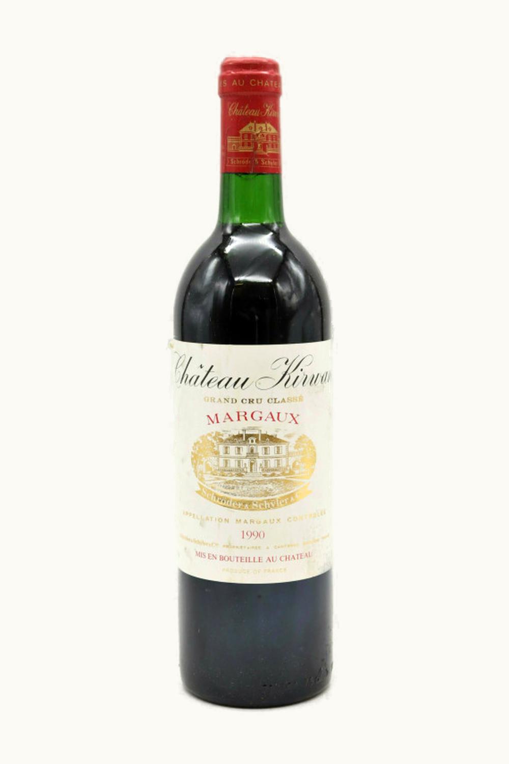 Château Kirwan Château Kirwan Margaux Medoc Bordeaux, 1990