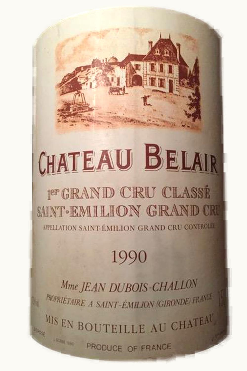 Château Bélair-Monange Château Bélair-Monange St-Emilion Grand Cru Bordeaux, 1990
