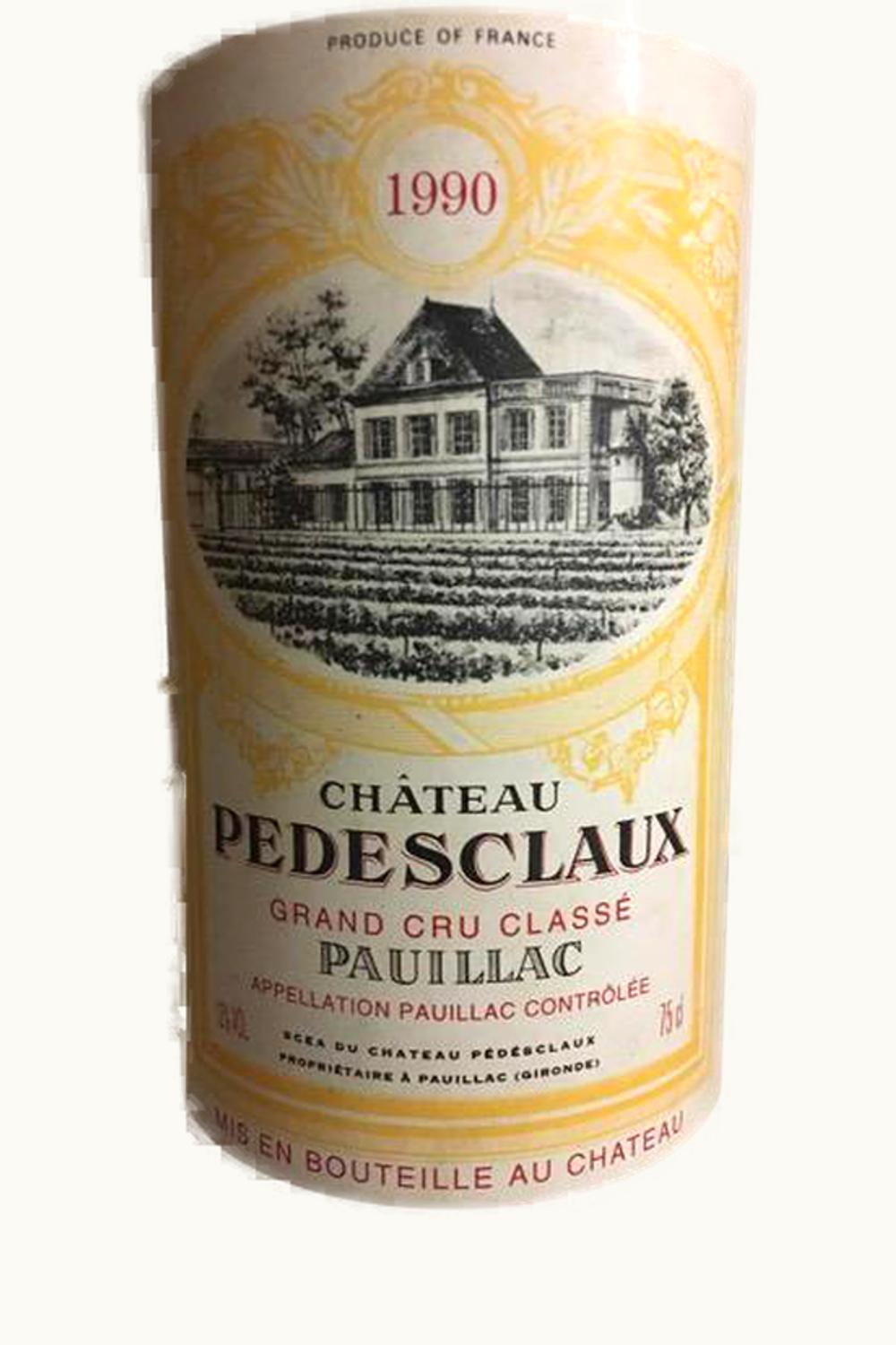 Pedesclaux Pedesclaux Pauillac Medoc Bordeaux, 1990