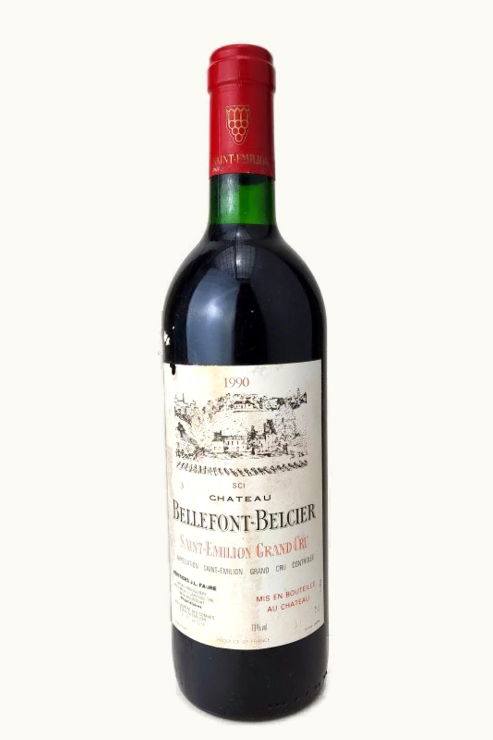 Château Bellefont Belcier Château Bellefont Belcier St-Emilion Grand Cru Bordeaux, 1990