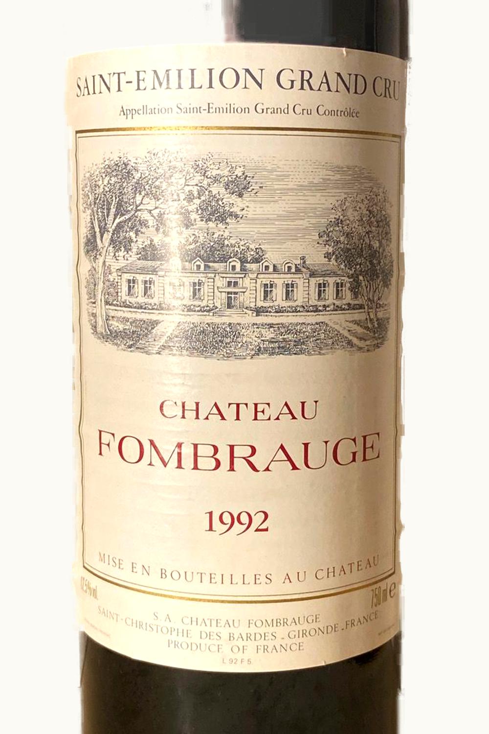 Château Fombrauge Fombrauge St-Emilion Grand Cru Bordeaux, 1990