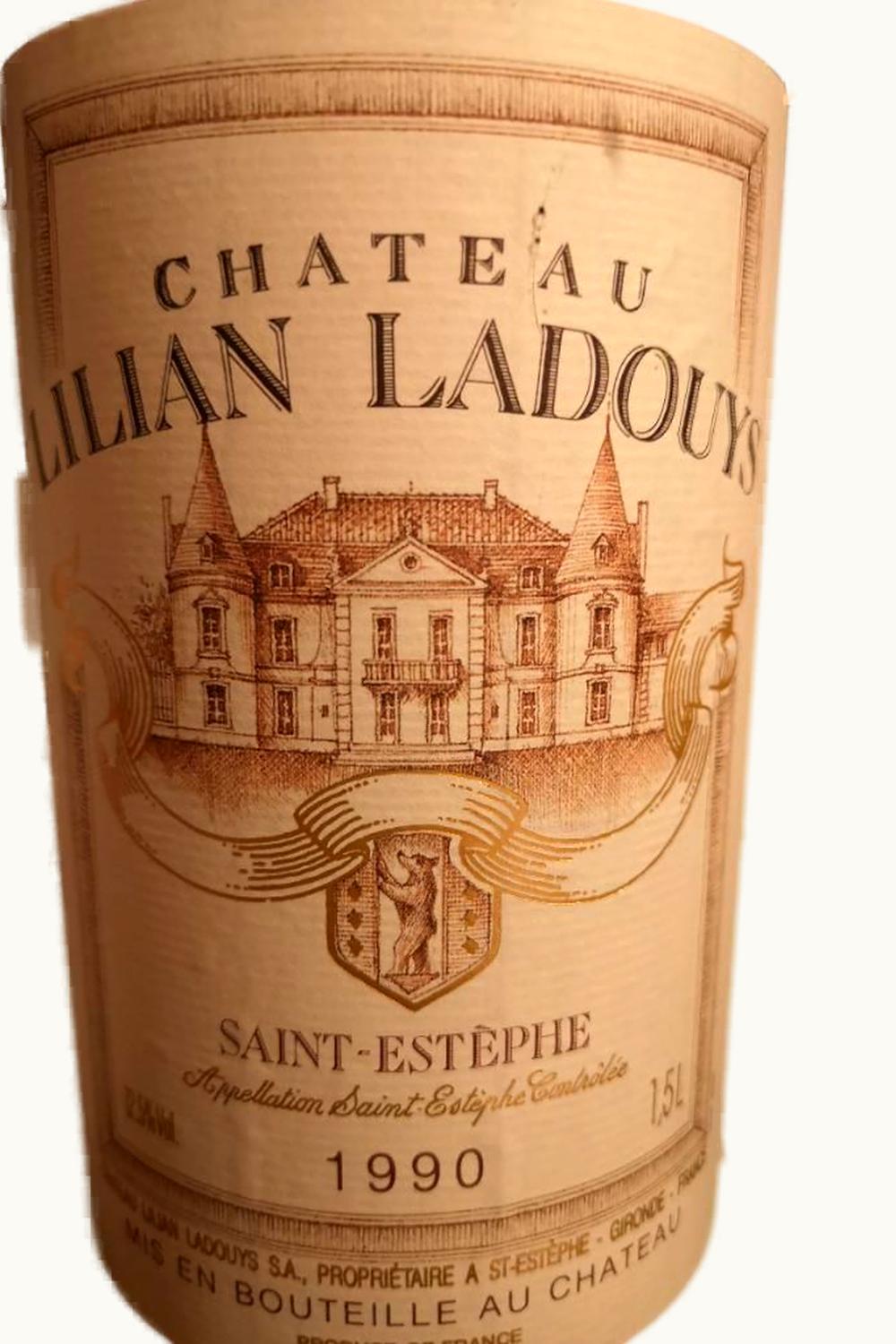 Lilian Ladouys Lilian Ladouys St-Estephe Medoc Bordeaux, 1990
