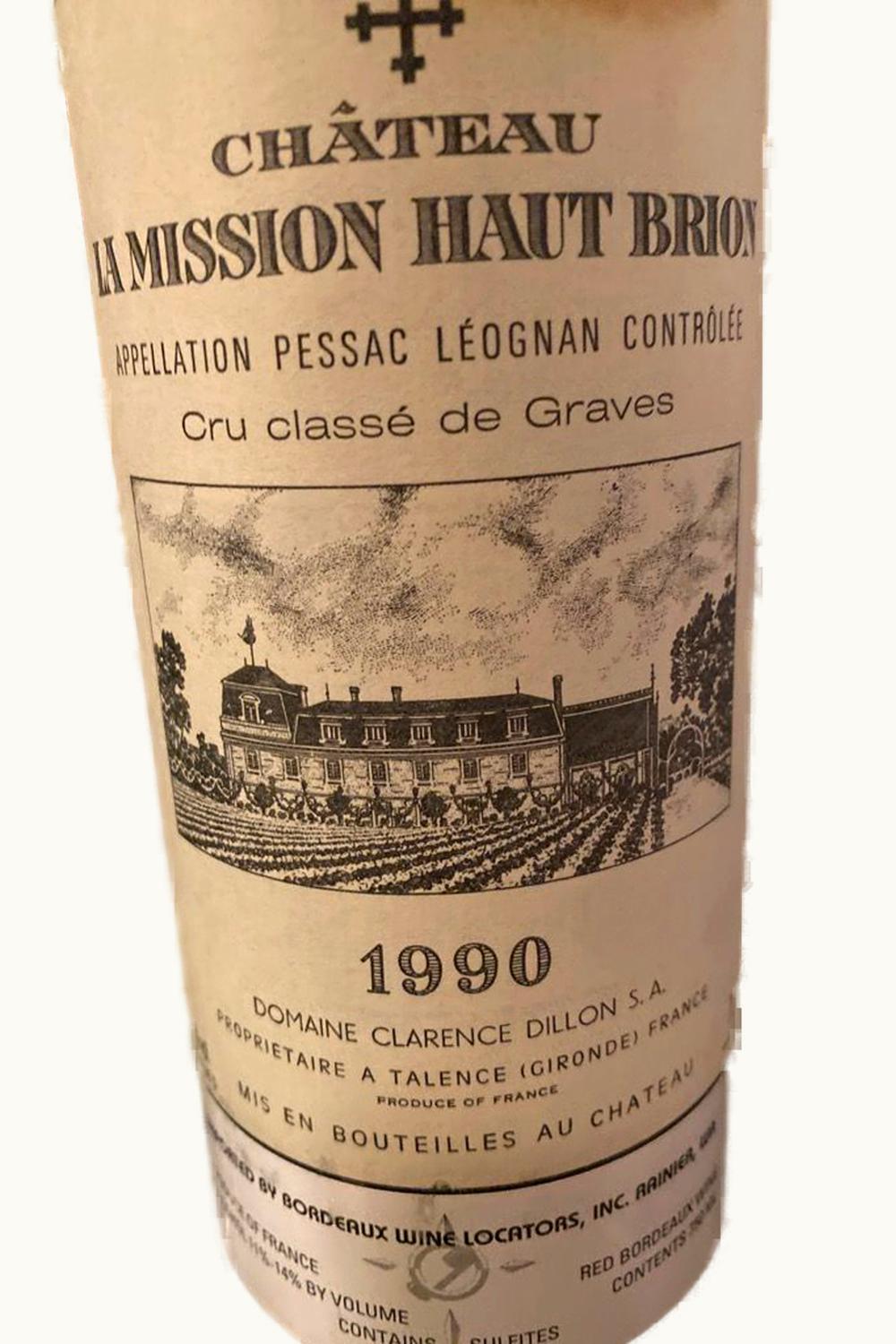 Château La Mission Haut-Brion Château La Mission Haut-Brion Pessac-Leognan Bordeaux, 1990 UZ0641537