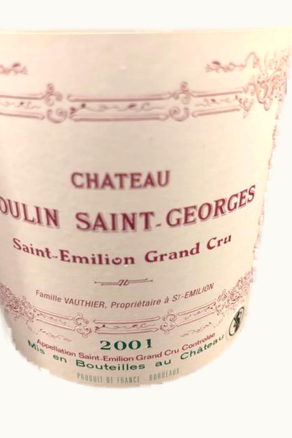 Moulin St. George Moulin St. George St-Emilion Grand Cru Bordeaux, 1990