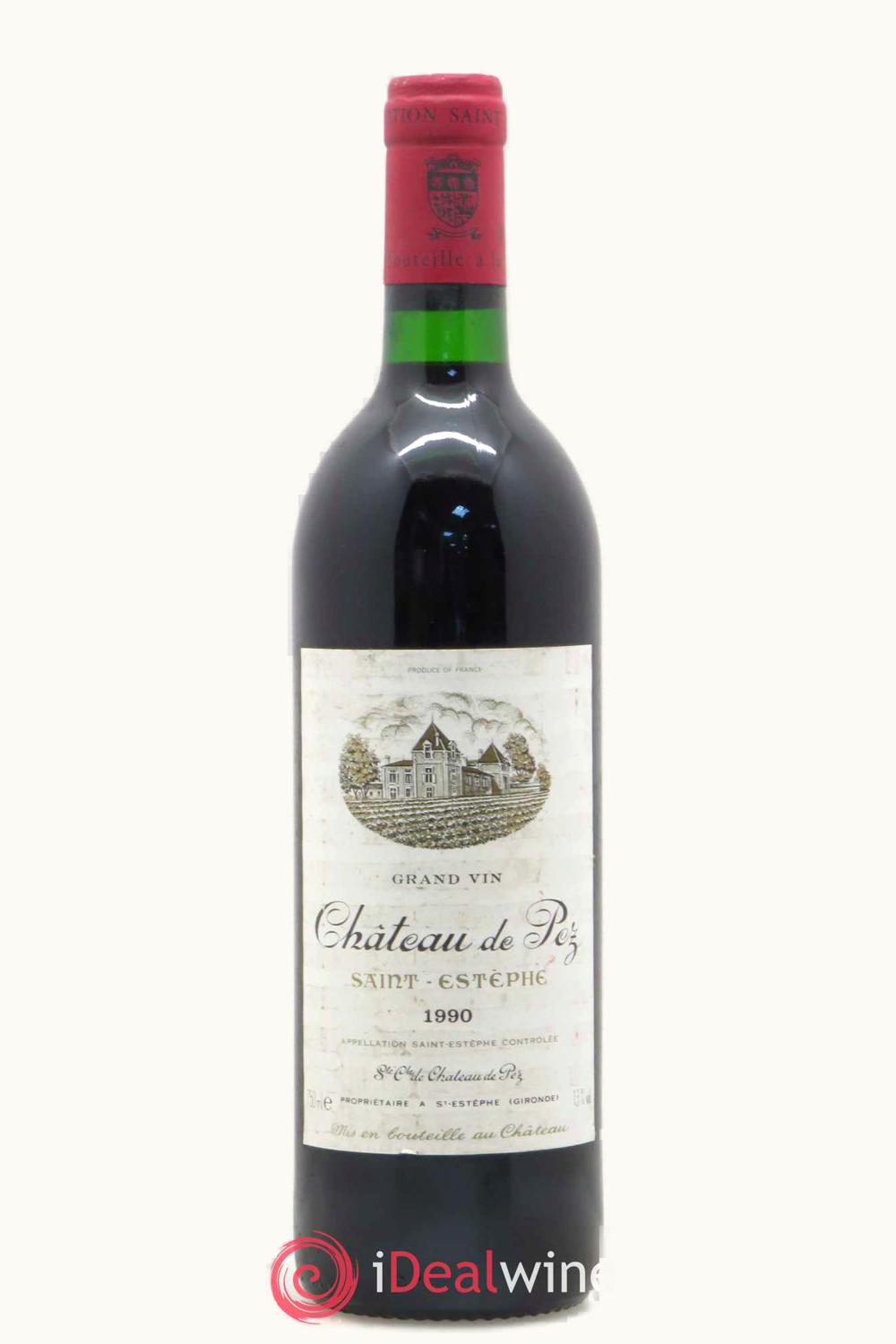 Château de Pez de Pez St-Estephe Medoc Bordeaux, 1990