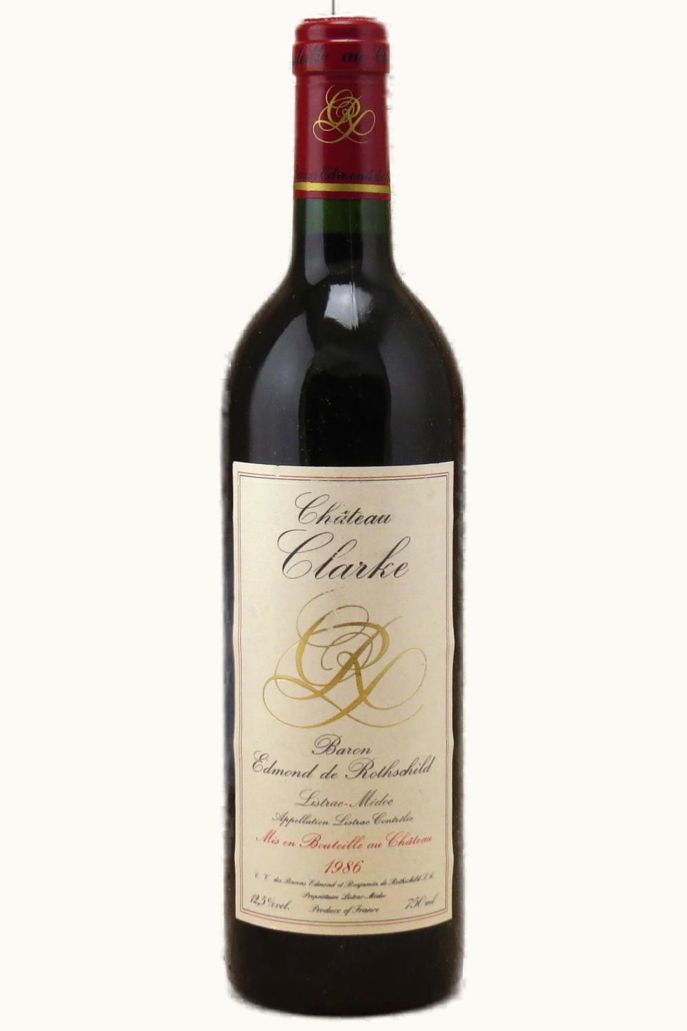 Château Clarke Château Clarke Listrac Medoc Bordeaux, 1990
