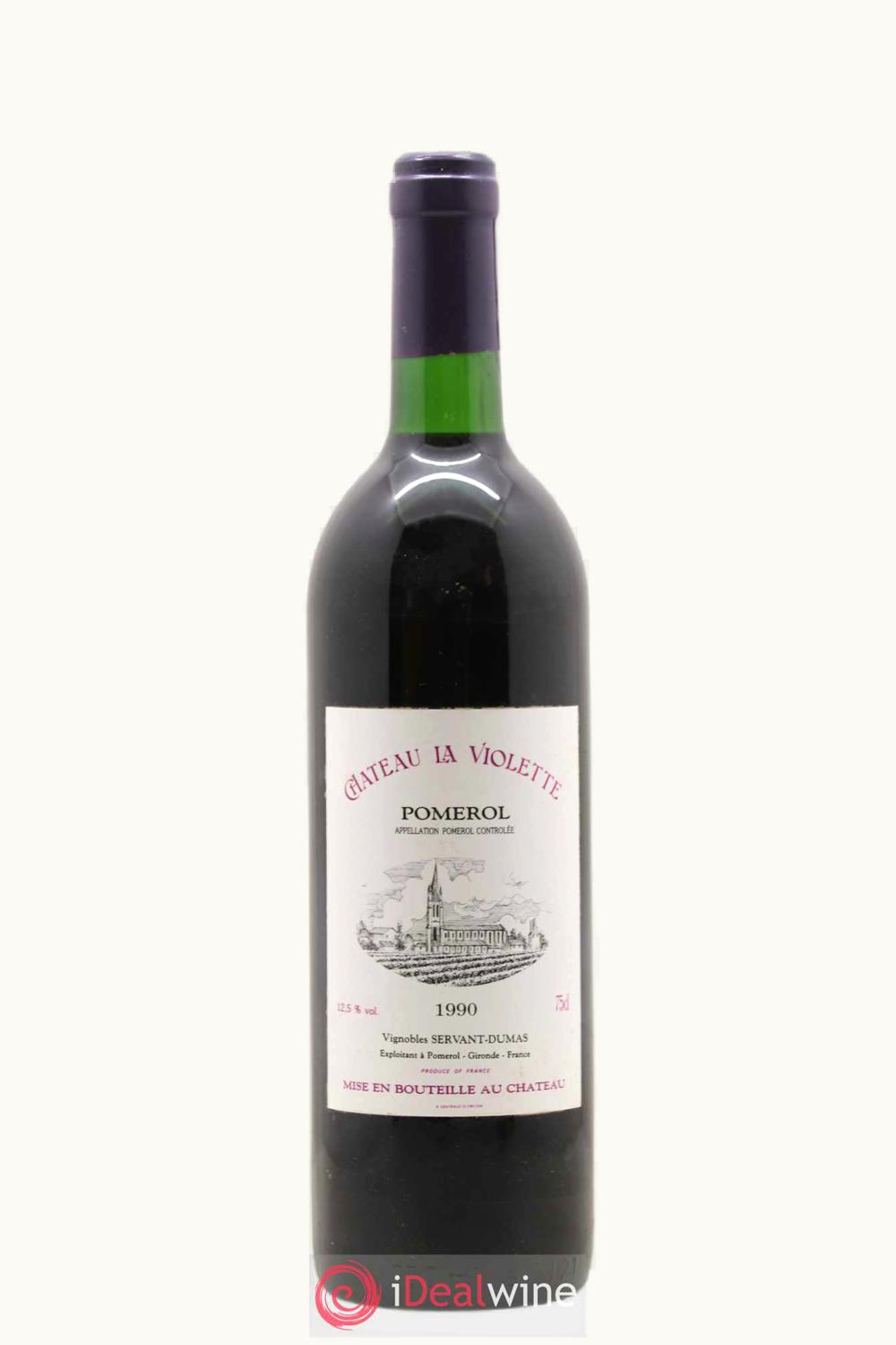 La Violette La Violette Pomerol Bordeaux, 1990