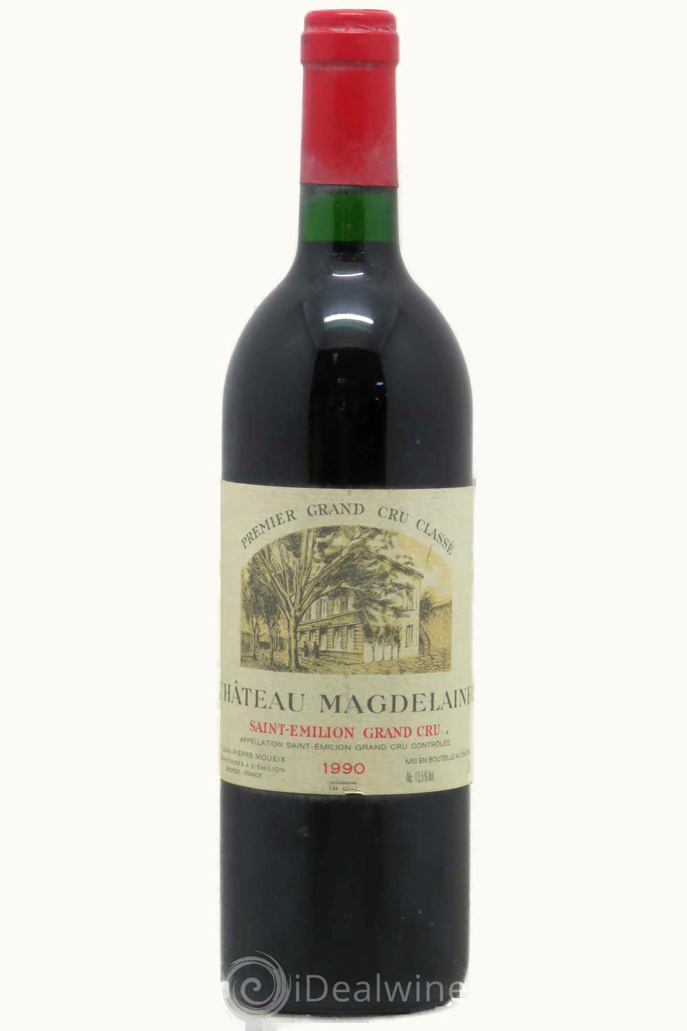Château Magdelaine Magdelaine St-Emilion Grand Cru Bordeaux, 1990