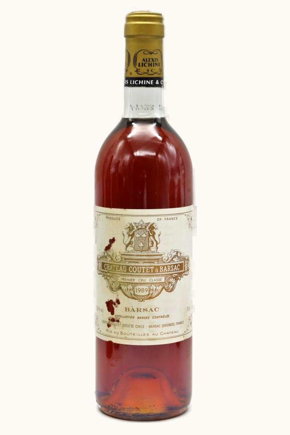 Château Coutet Château Coutet Barsac Sauternes Bordeaux, 1989 UZ0641568