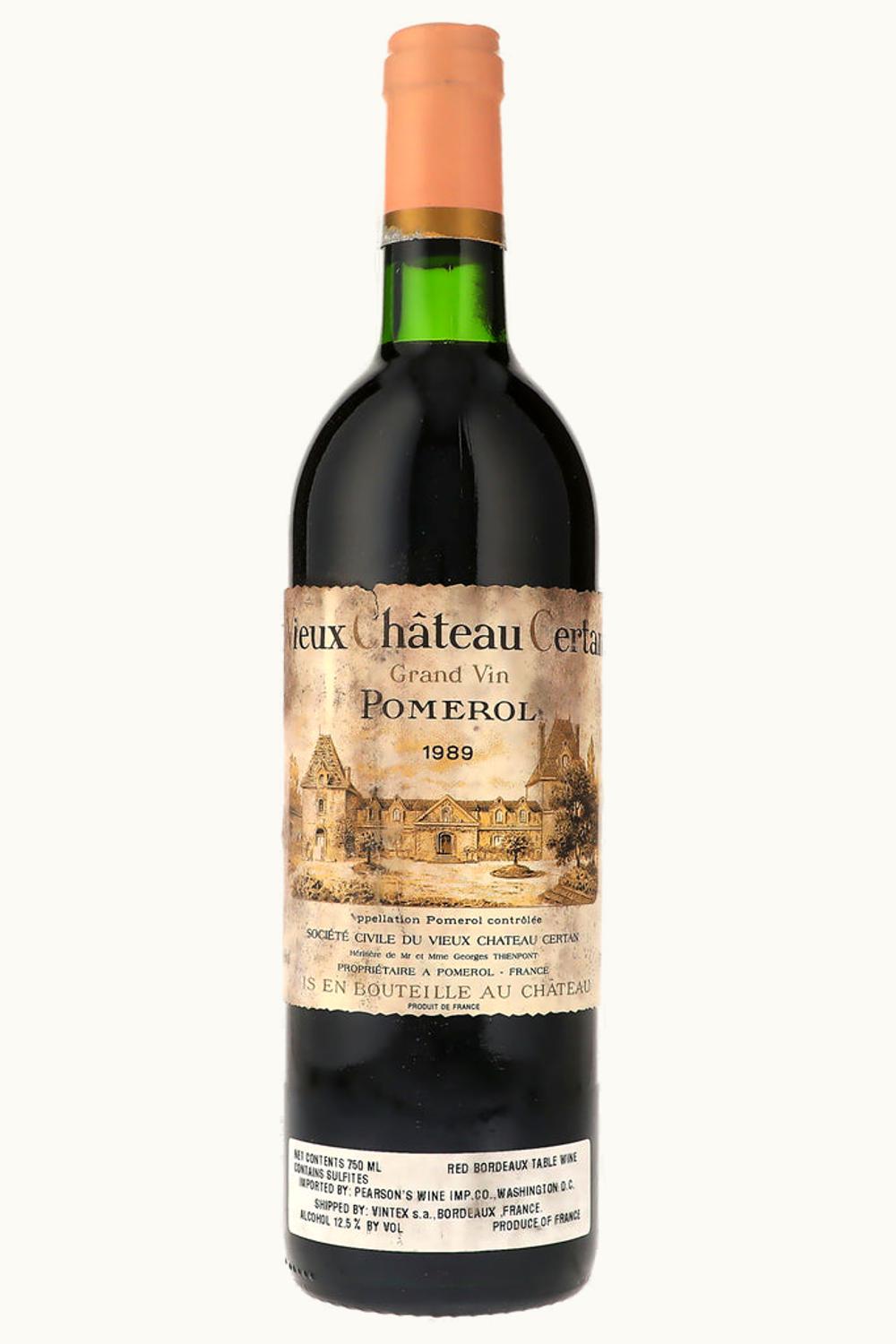 VIeux Château Certan Vieux Château Certan Pomerol Bordeaux, 1989