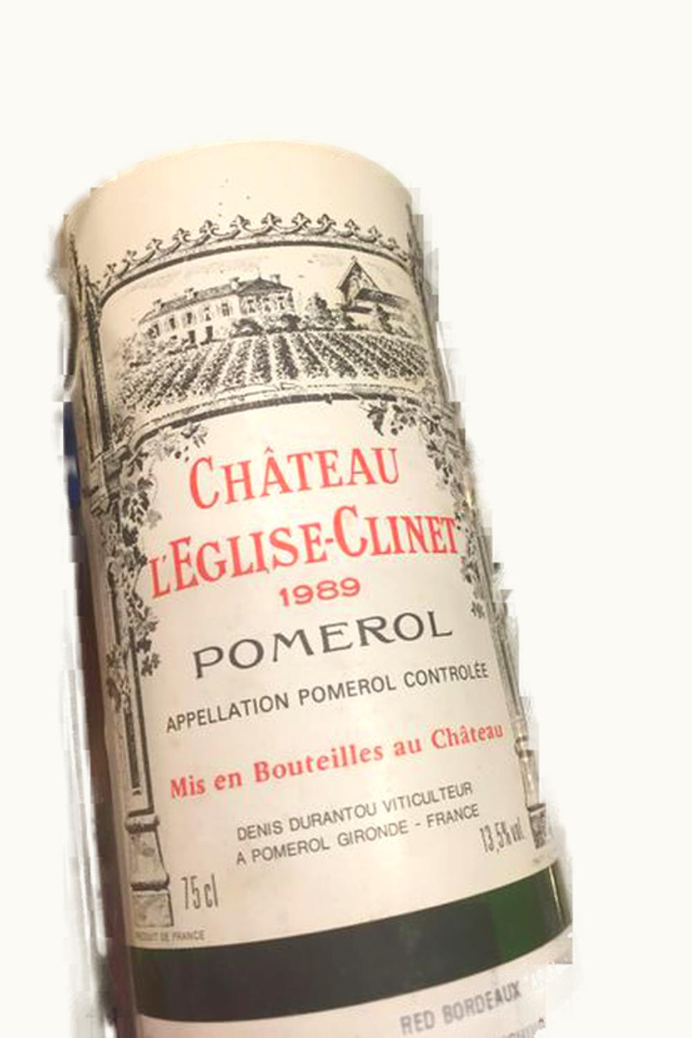 L'Église-Clinet L'Eglise-Clinet Pomerol Bordeaux, 1989