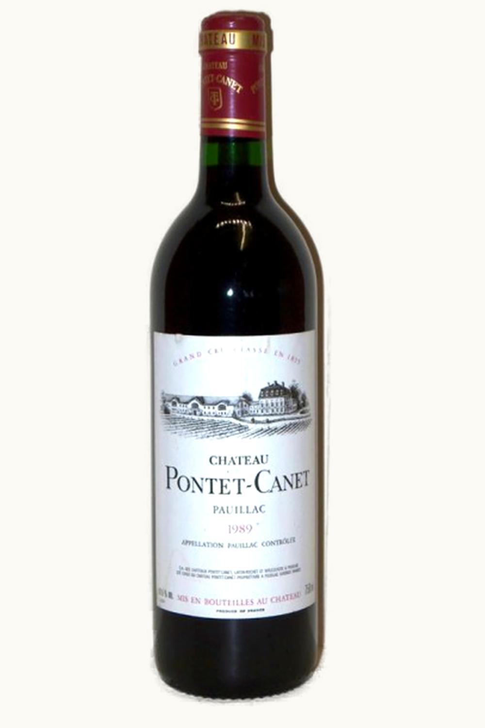 Pontet Canet Pontet Canet Pauillac Medoc Bordeaux, 1989