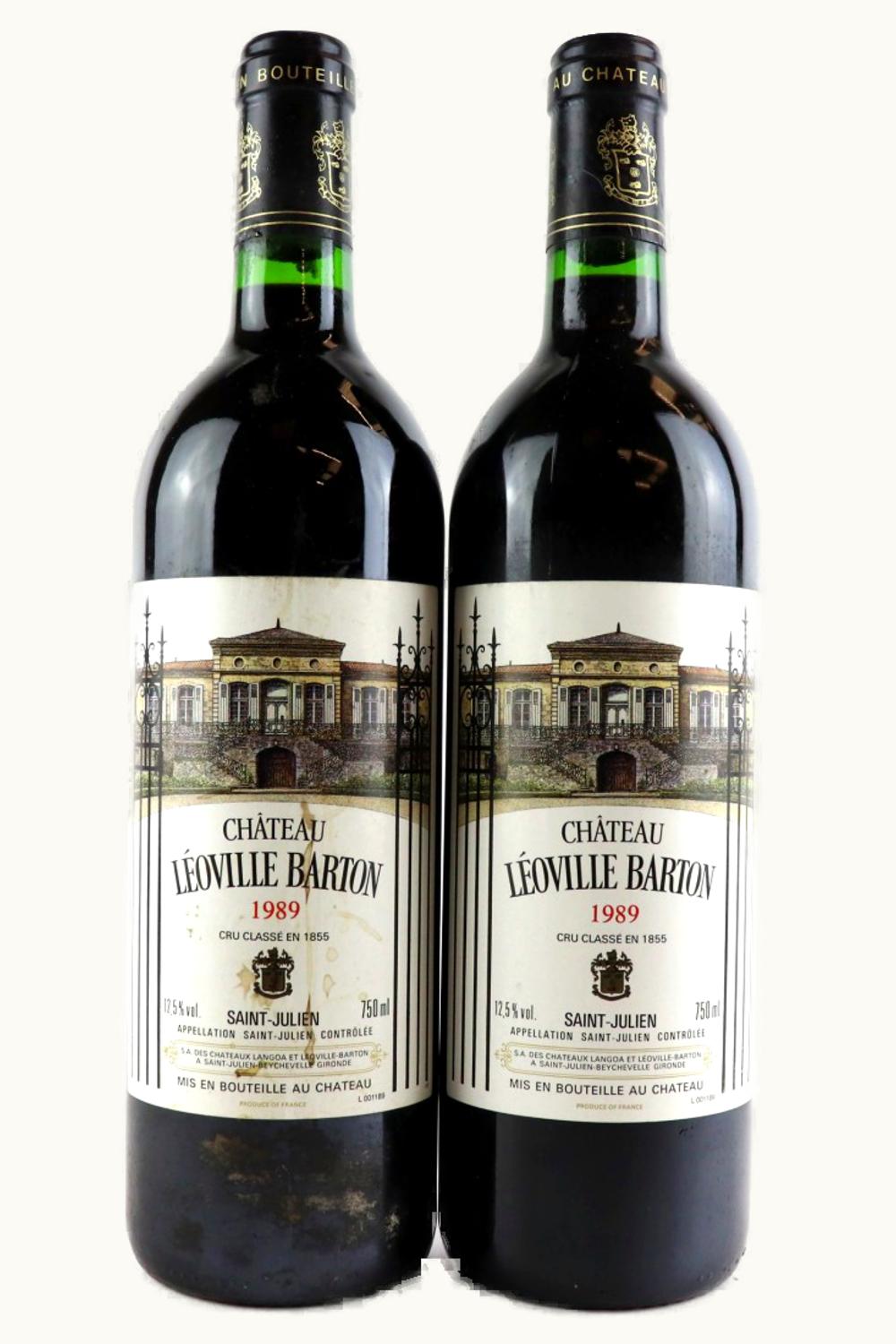 Leoville Barton Leoville Barton St-Julien Medoc Bordeaux, 1989