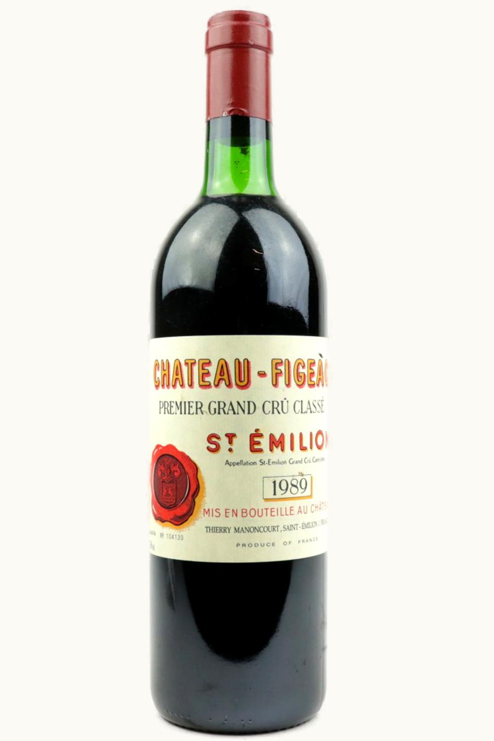 Château Figeac Figeac St-Emilion Grand Cru Bordeaux, 1989