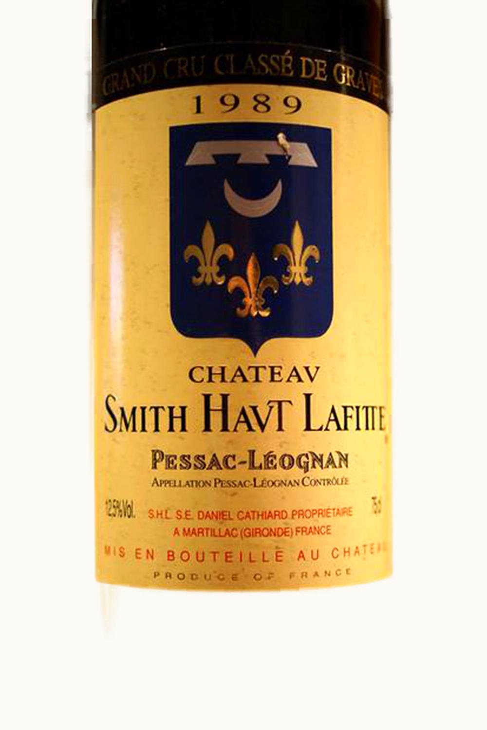 Château Smith Haut Lafitte Château Smith Haut Lafitte Pessac-Leognan Bordeaux, 1989