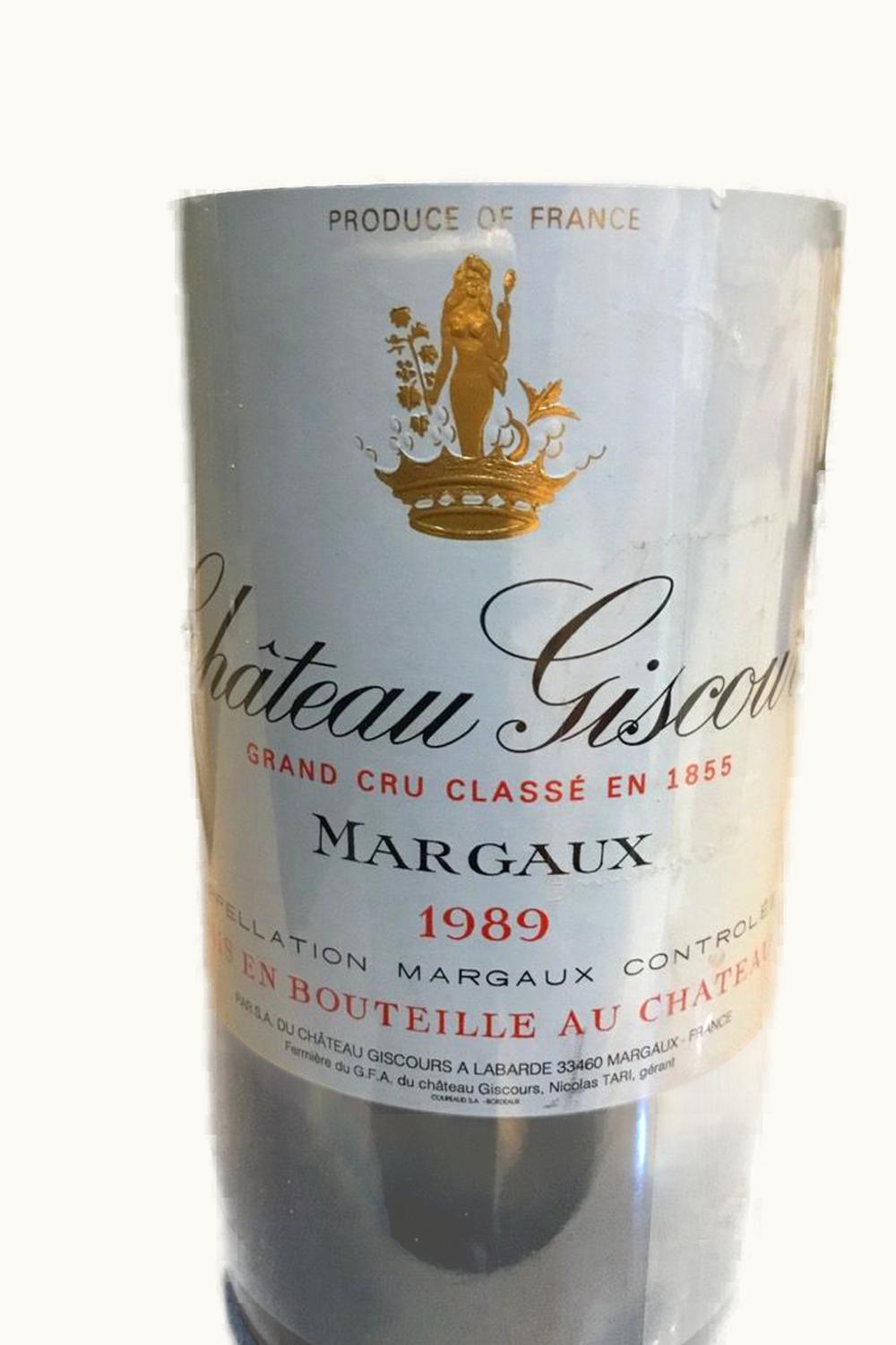 Château Giscours Château Giscours Margaux Medoc Bordeaux, 1989