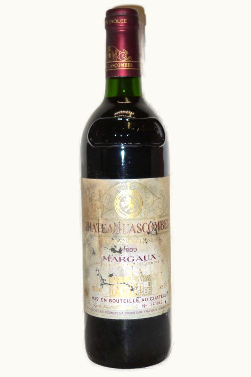 Château Lascombes Château Lascombes Margaux Medoc Bordeaux, 1989