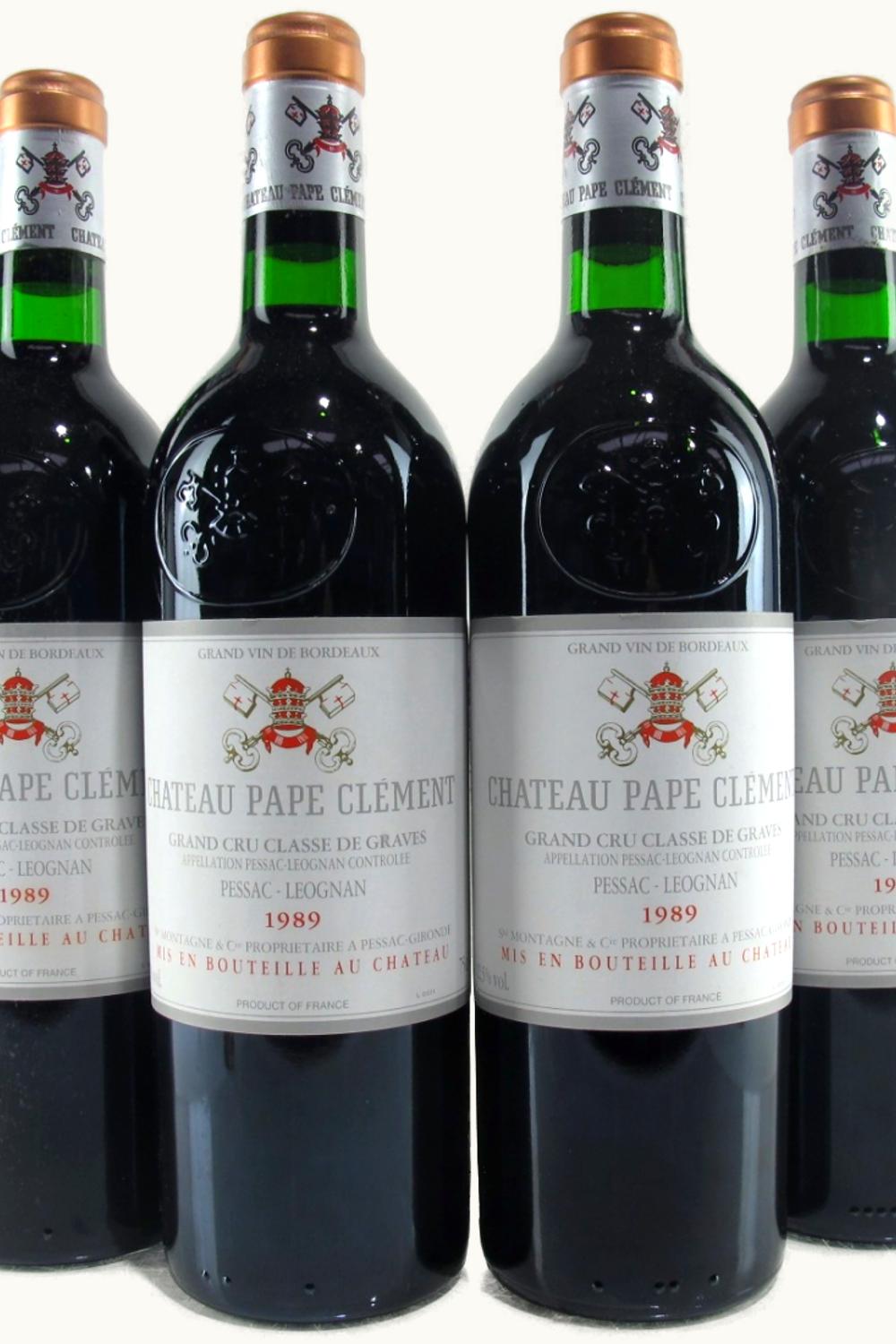 Château Pape Clément Pape Clément Pessac-Leognan Bordeaux, 1989