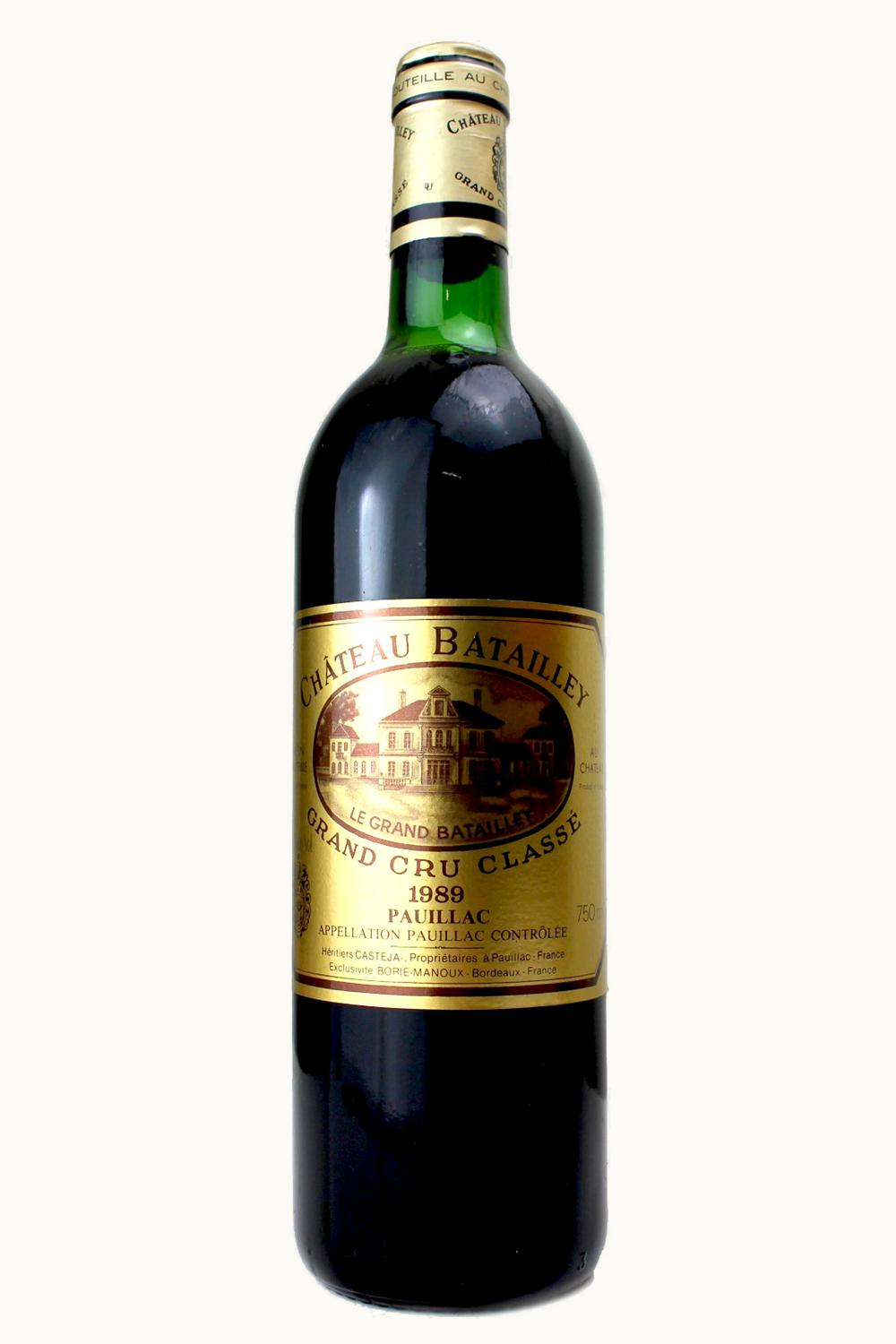 Château Batailley Château Batailley Pauillac Medoc Bordeaux, 1989