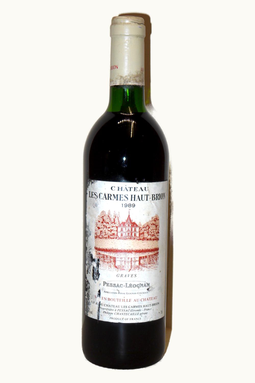 Château Les Carmes Haut-Brion Château Les Carmes Haut-Brion Pessac-Leognan Bordeaux, 1989
