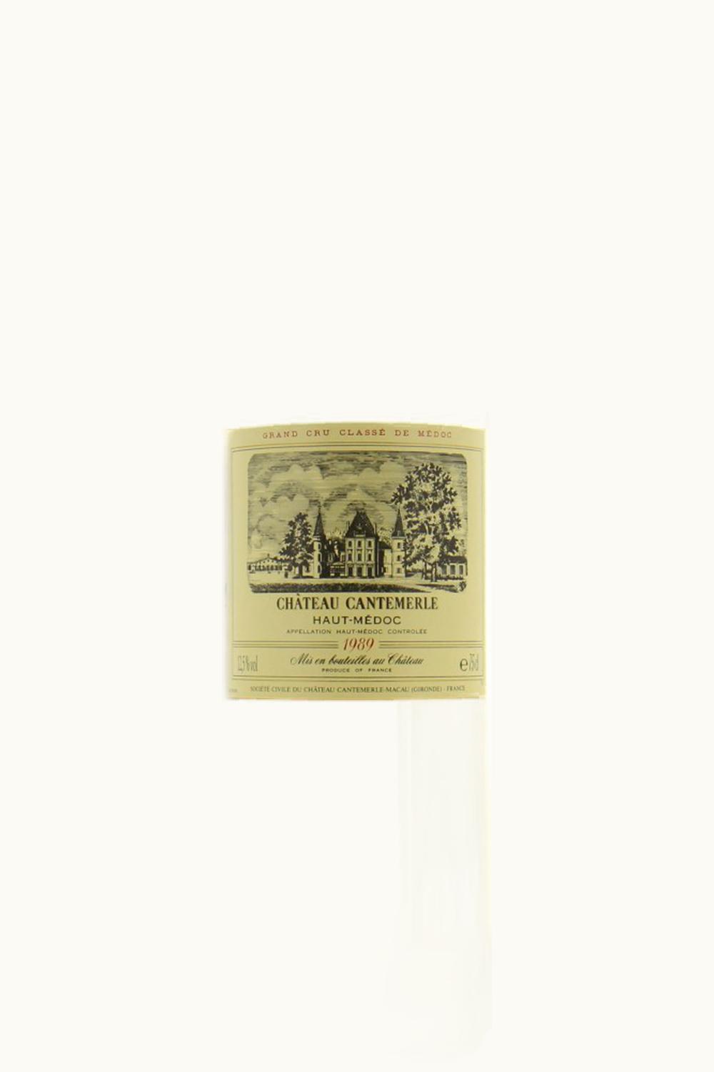 Château Cantemerle Château Cantemerle Haut-Medoc Bordeaux, 1989