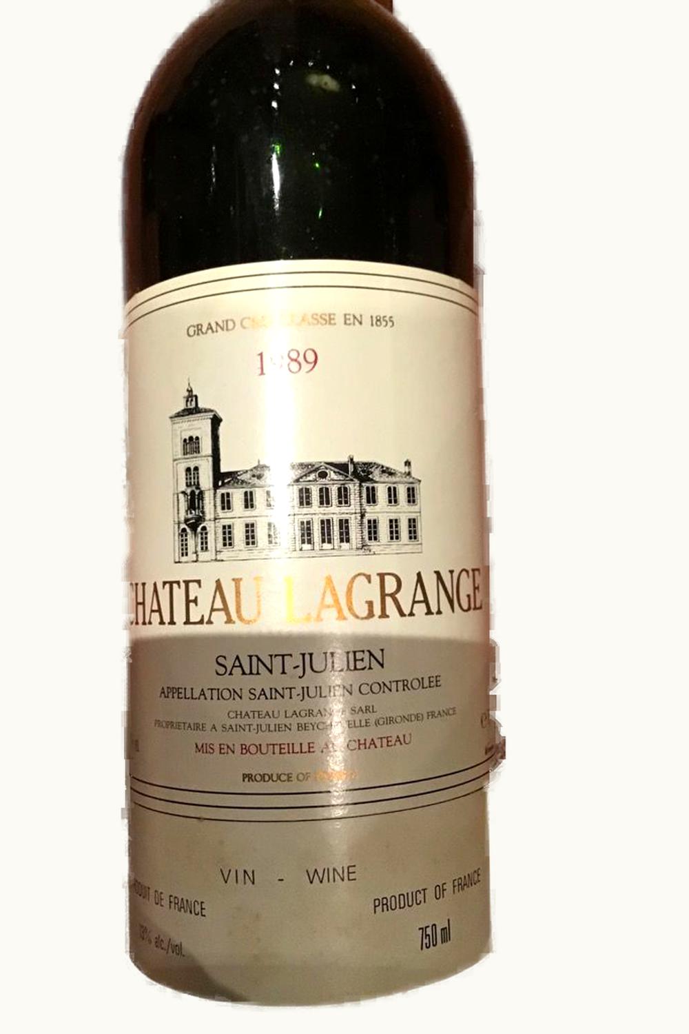 Château Lagrange Château Lagrange St-Julien Medoc Bordeaux, 1989