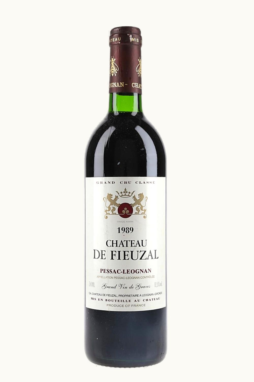 Château de Fieuzal Château de Fieuzal Pessac-Leognan Bordeaux, 1989