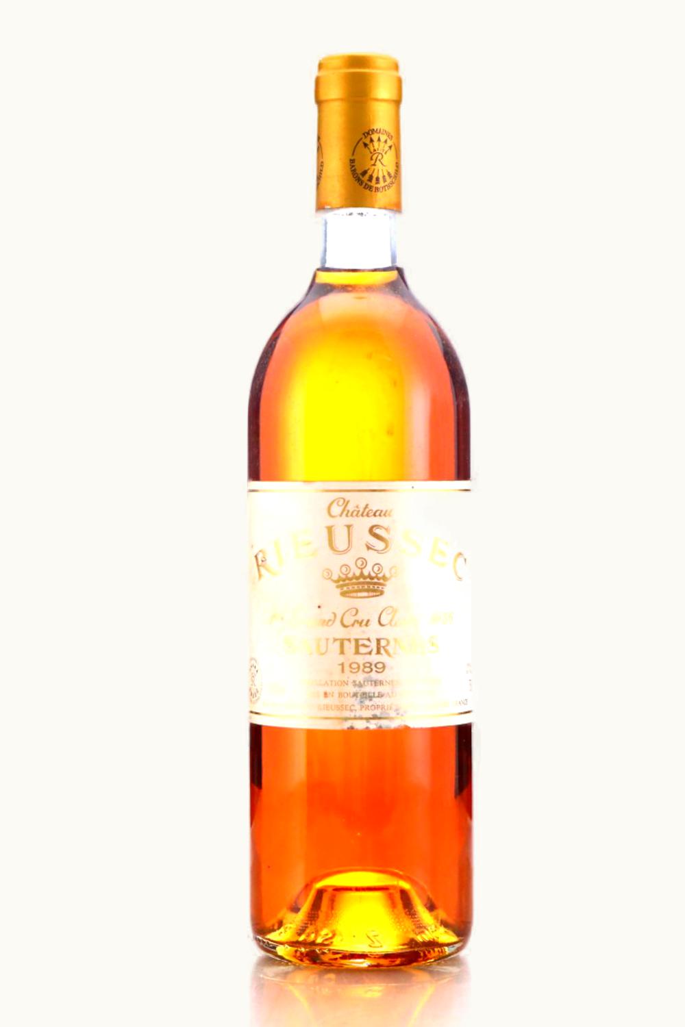 Château Rieussec Château Rieussec Sauternes Bordeaux, 1989