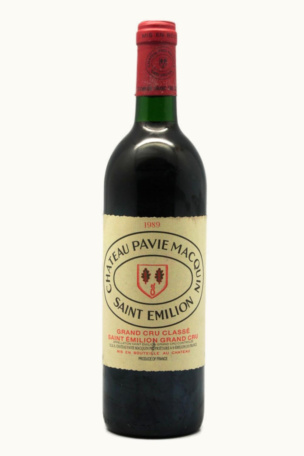Château Pavie-Macquin Château Pavie-Macquin St-Emilion Grand Cru Bordeaux, 1989