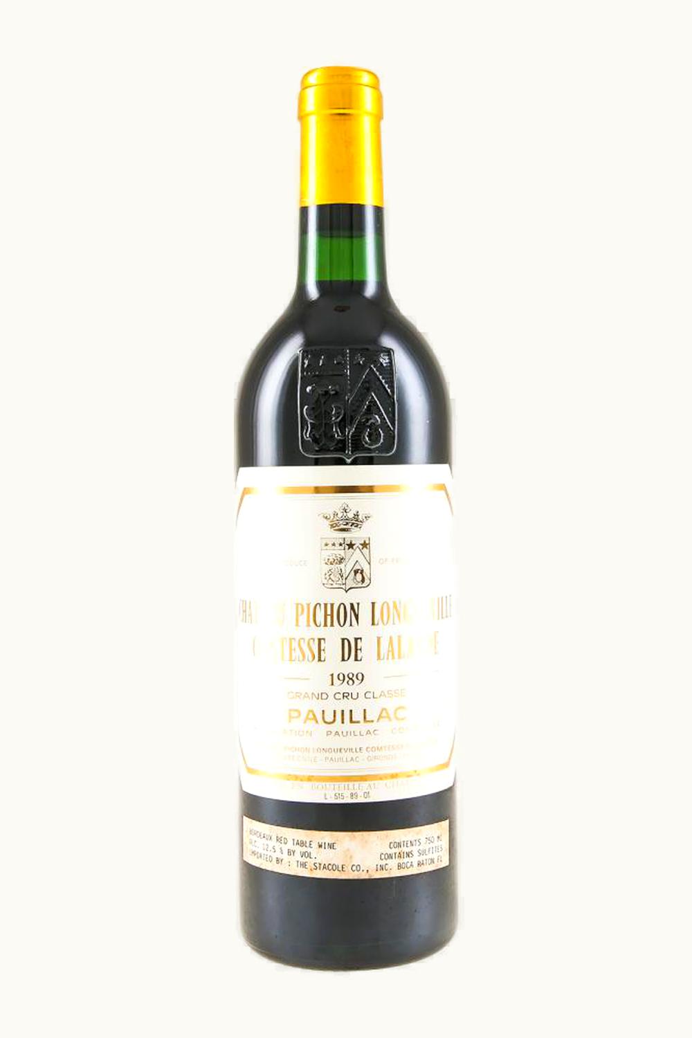 Château Pichon Longueville Comtesse de Lalande Château Pichon Longueville Comtesse de Lalande Pauillac Medoc Bordeaux, 1989 UZ0641654
