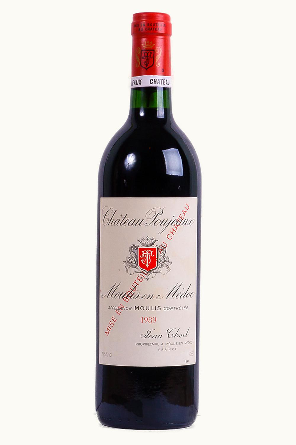 Château Poujeaux Château Poujeaux Moulis Medoc Bordeaux, 1989