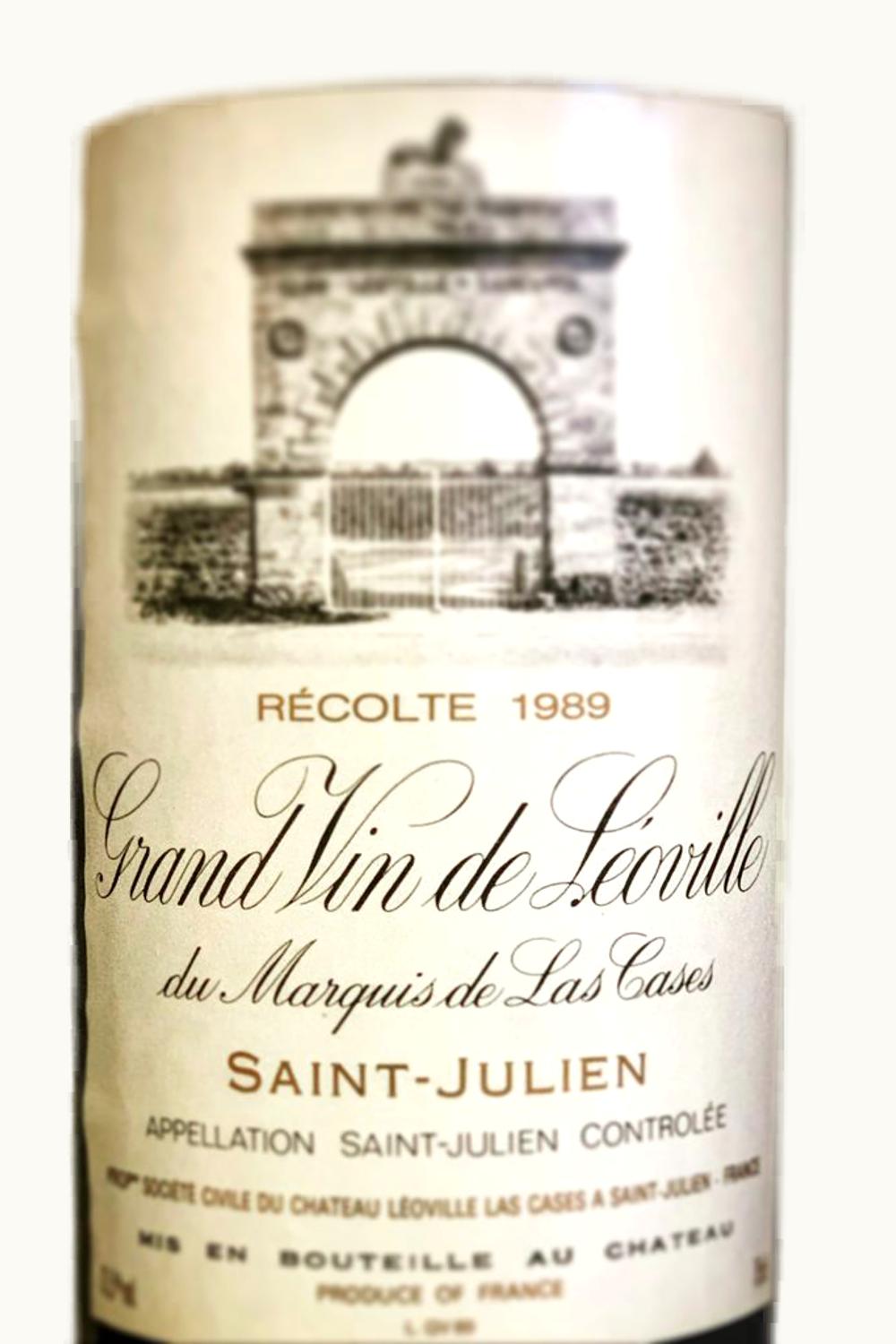 Château Léoville-Las Cases Château Léoville-Las Cases St-Julien Medoc Bordeaux, 1989