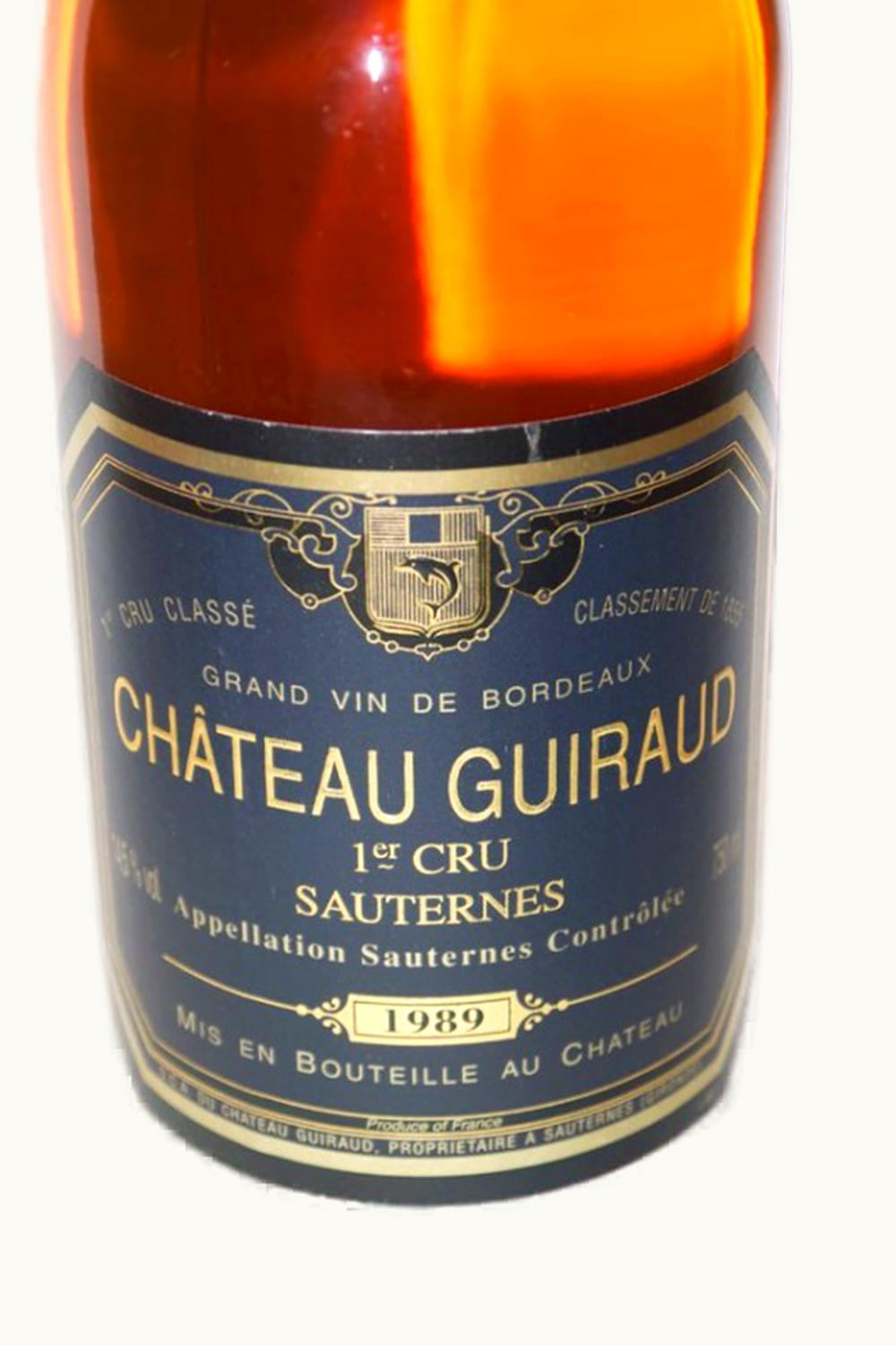 Château Guiraud Château Guiraud Sauternes Bordeaux, 1989