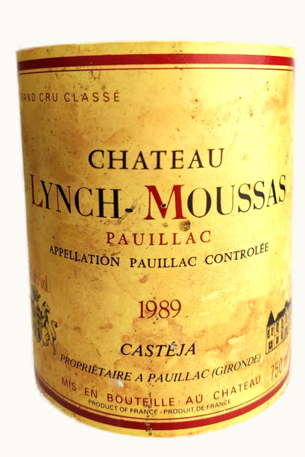 Lynch Moussas Lynch Moussas Pauillac Medoc Bordeaux, 1989