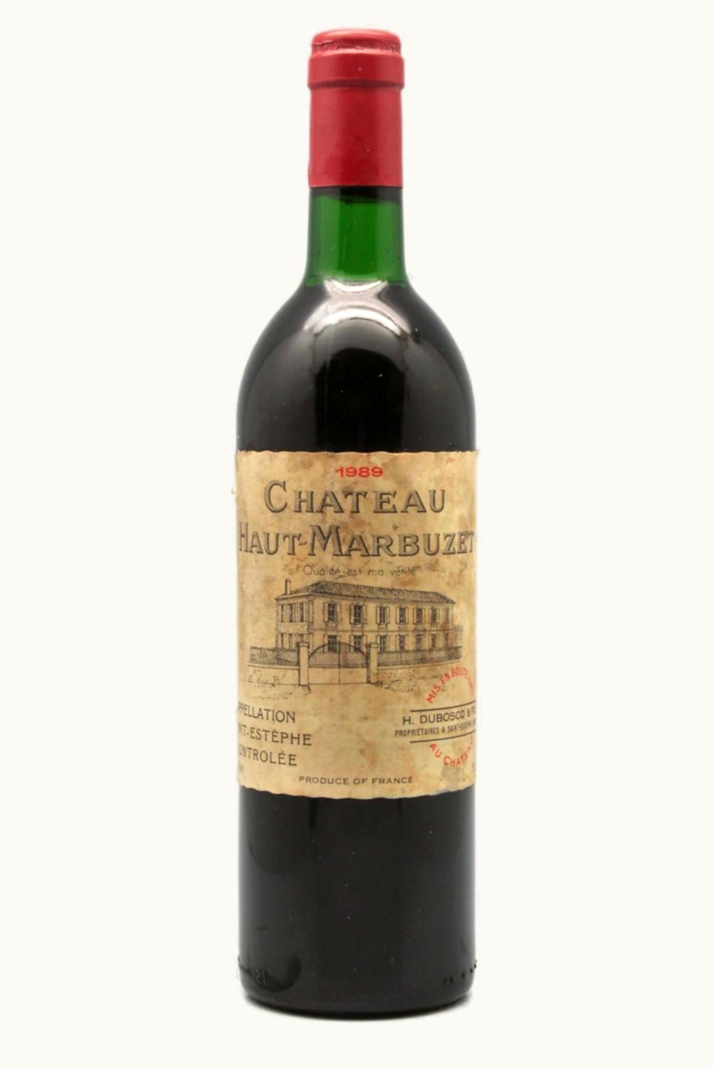 Haut Marbuzet Haut Marbuzet St-Estephe Medoc Bordeaux, 1989
