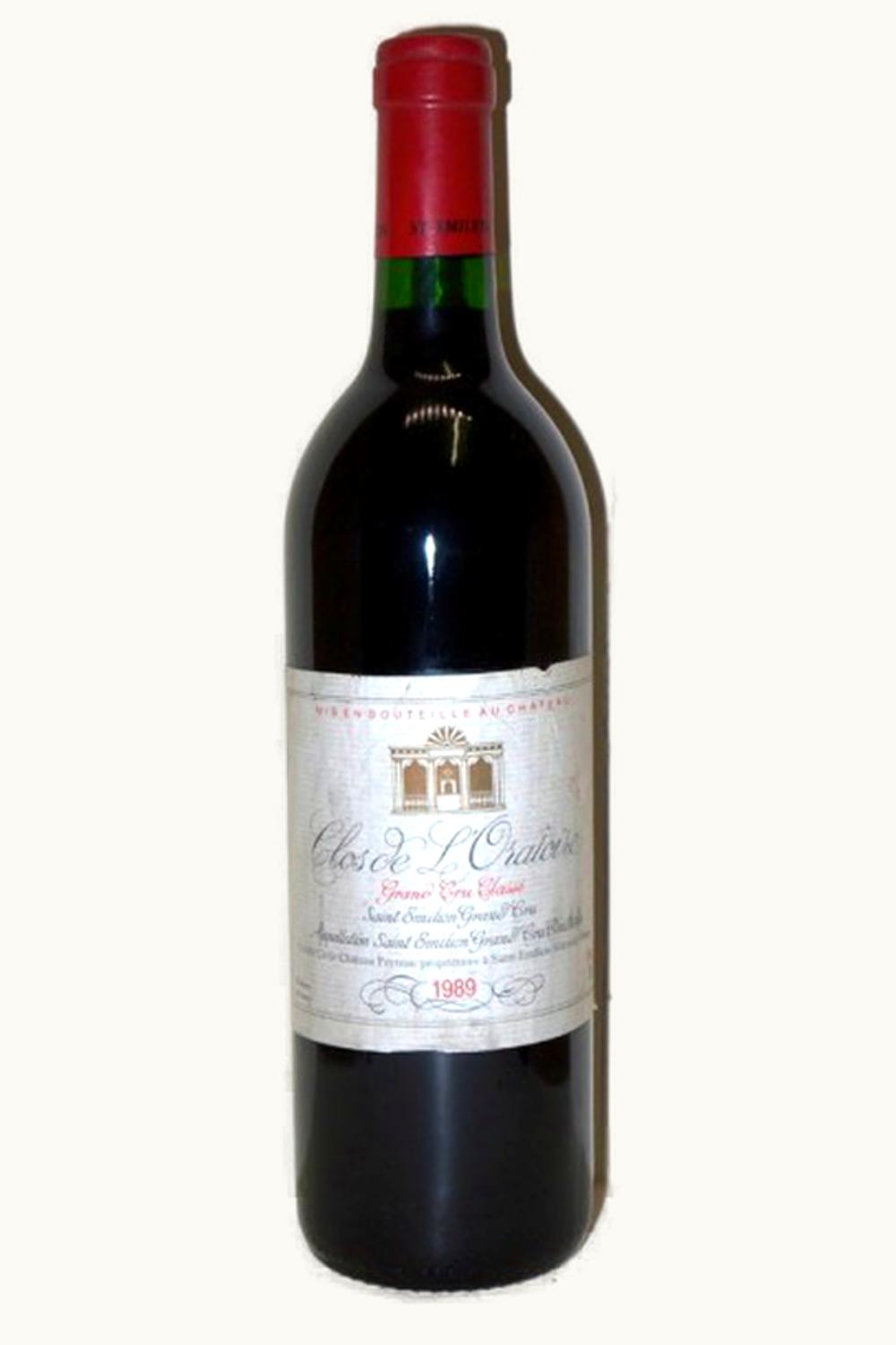Clos de l'Oratoire Clos de l'Oratoire St-Emilion Grand Cru Bordeaux, 1989