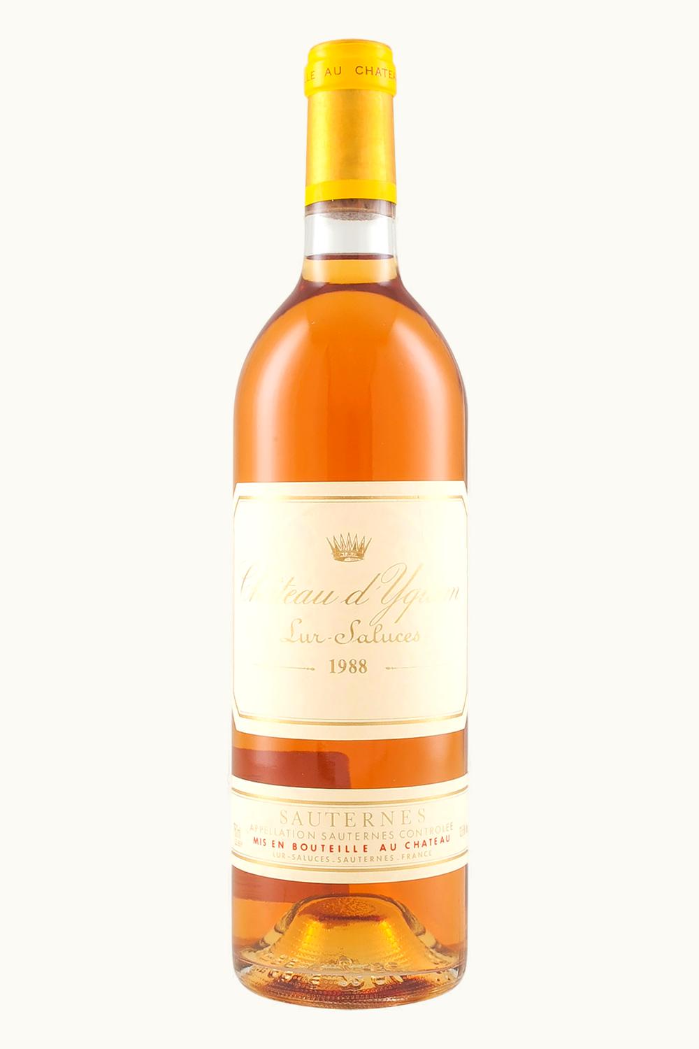Château d'Yquem Château d'Yquem Sauternes Bordeaux, 1988
