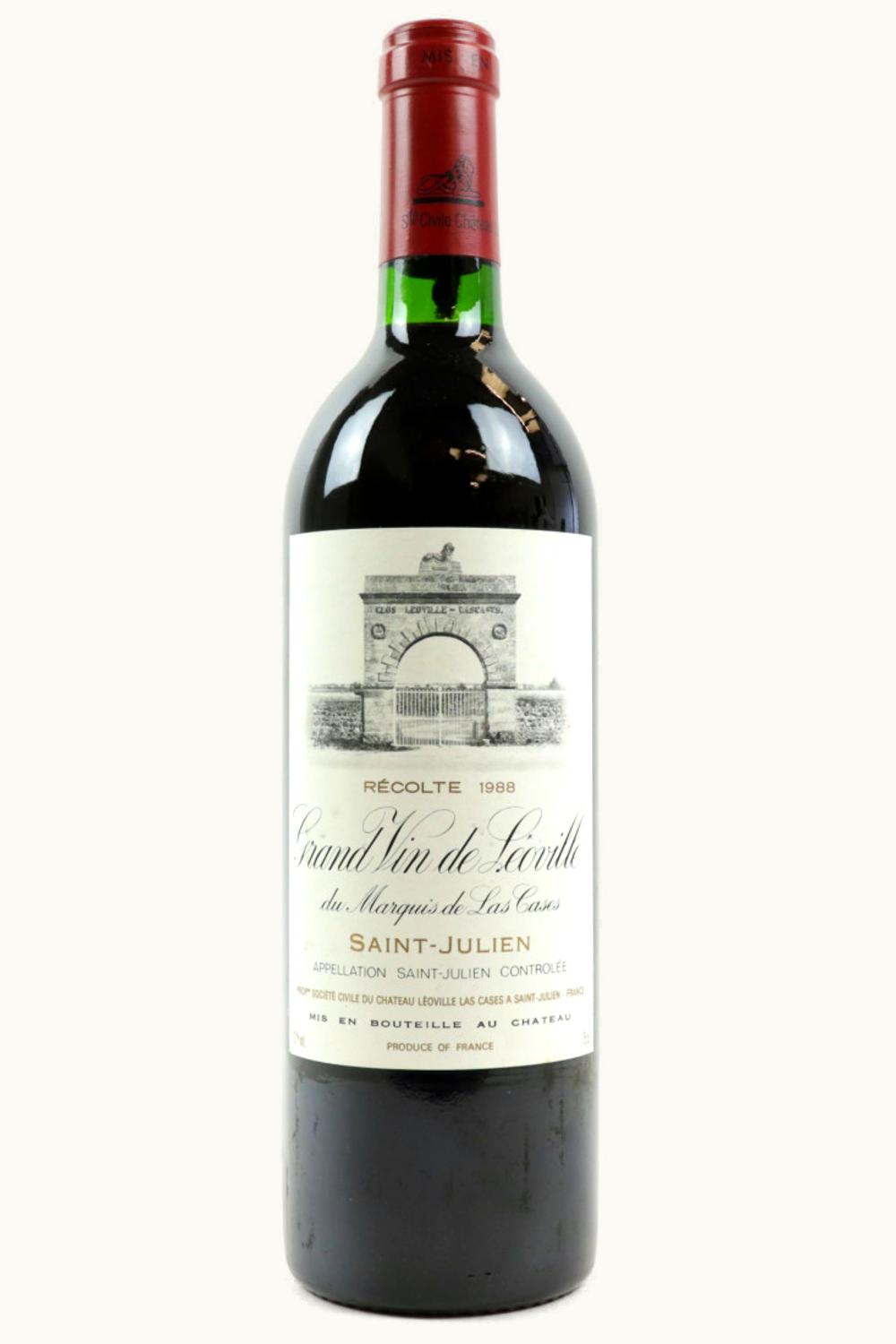 Château Léoville-Las Cases Château Léoville-Las Cases Grand de St-Julien Medoc, 1988