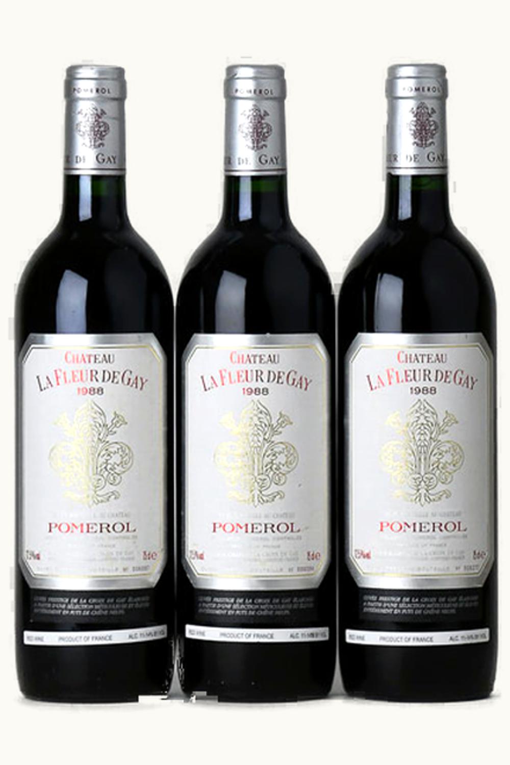 La Fleur de Gay La Fleur de Gay Pomerol Bordeaux, 1988